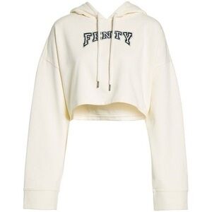 Fenty Cream Cropped Hoodie Sweater